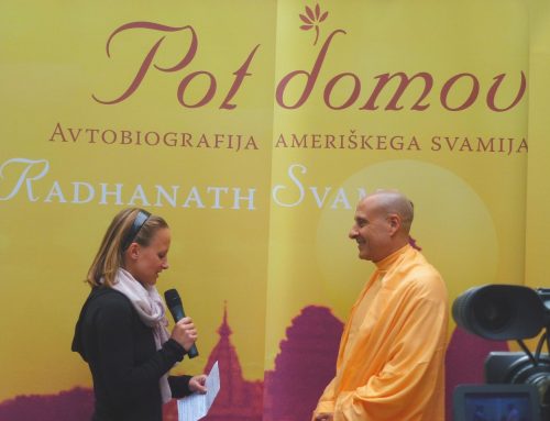 Video intervju z Radhanathom Svamijem v Studiu 12